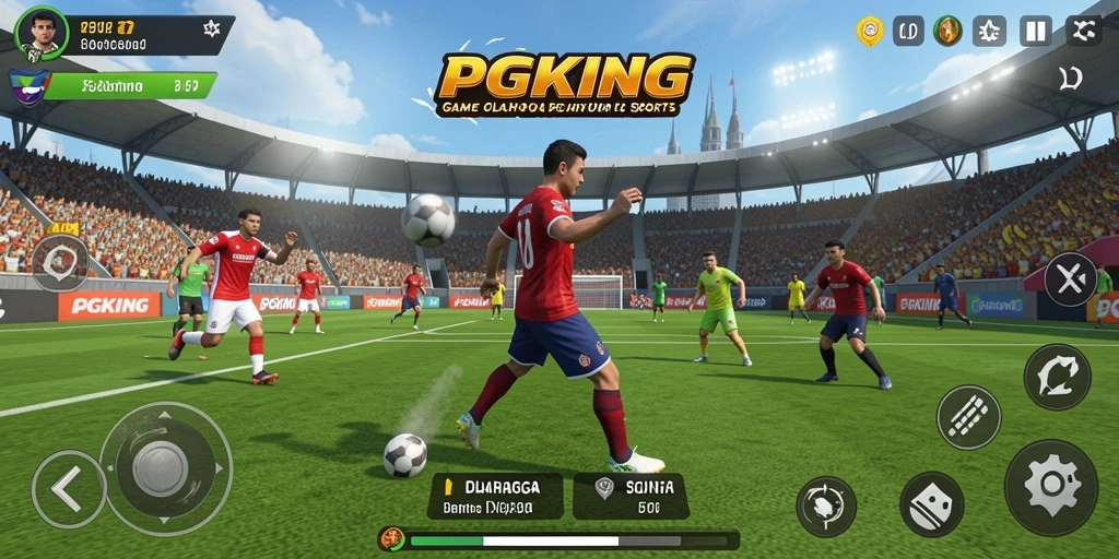 Tangkapan layar PGKING menampilkan aksi seru dalam olahraga.