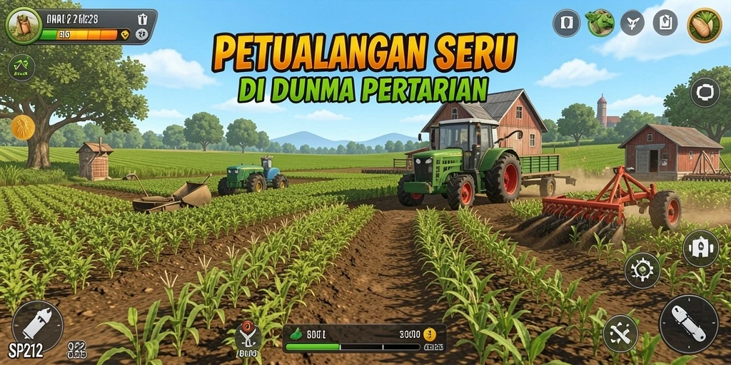 Tampilan menarik dari gameplay SP212 yang penuh warna dan interaktif.