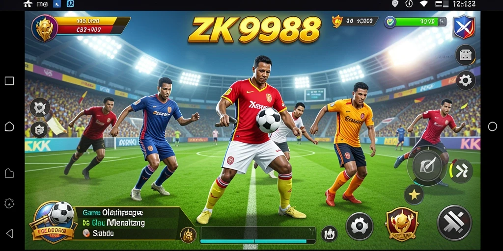 Tampilan gameplay menarik dari ZK988 yang penuh aksi olahraga.