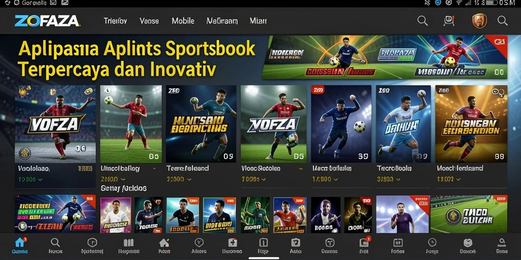 Tampilan gameplay ZOFAZA dengan opsi taruhan interaktif.